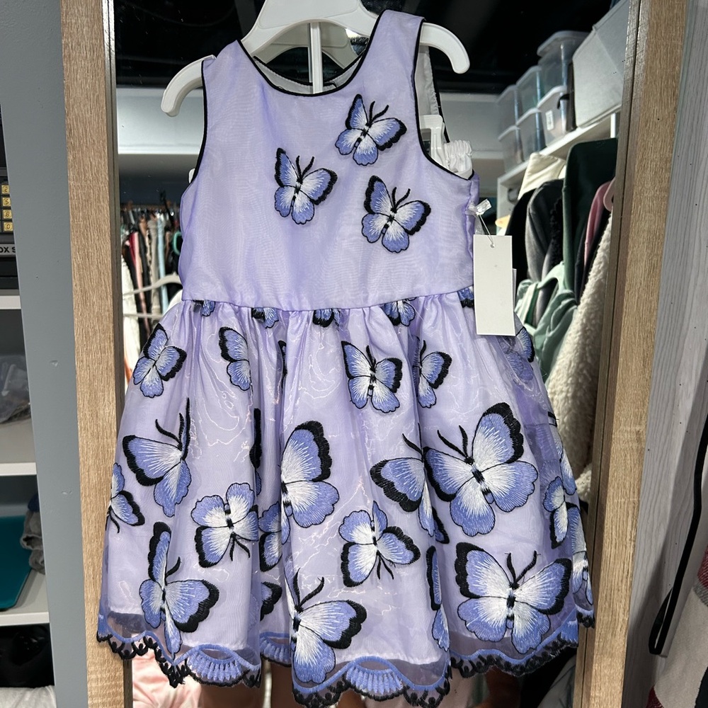 Pippa & Julie Purple Fit and Flare Sundress Sleeveless